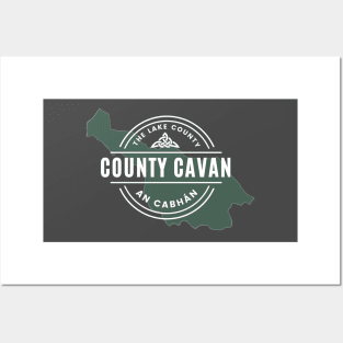 County Cavan Map Posters and Art